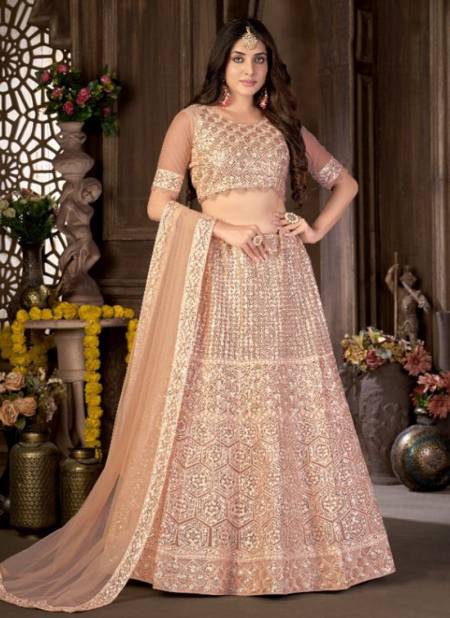 Cream Colour Zeeya Mehreen New Latest Designer Ethnic Wear Lehenga Choli Collection 8002